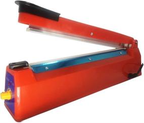 img 1 attached to 🔥 Impulse Heat Sealer Manual Bags Sealer - 8 Inch Heat Sealing Machine for Plastic Bags PE PP Bags with Extra Replace Element Grip