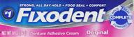 🦷 оптимизированный крем для крепления зубных протезов fixodent original - 1,4 унции. логотип