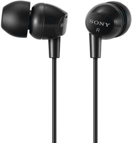 img 1 attached to 🎧 Sony MDREX10LP/BLK In-Ear Headphones: Immersive Sound Experience in Compact Design