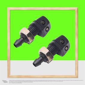 img 3 attached to SEEU AGAIN (2-Pack) 10mm Universal Windshield Wiper Washer Sprayer Nozzles for Toyota Camry and Corolla