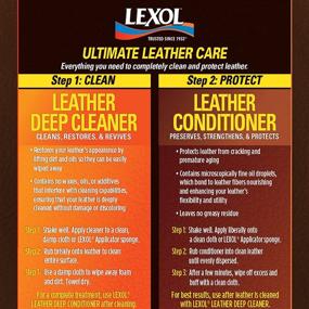 img 3 attached to 🧼 Lexol Leather Cleaner and Conditioner Kit with Sponge - Ideal for Leather Apparel, Furniture, Auto Interiors, Shoes, Handbags, and Accessories