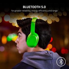 img 2 attached to 🎧 Razer Opus X ANC Wireless Headset: Bluetooth 5.0 - Low Latency (60ms) - Custom-Tuned 40mm Drivers - Built-in Microphones - Mercury