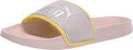 puma womens leadcat sandal silver logo