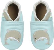 👶 premium soft leather baby moccasins: ideal first walker shoes for toddlers logo