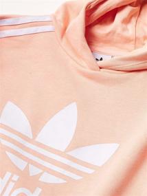 img 1 attached to Детская укороченная толстовка Adidas Originals Adicolor: Яркий стиль для молодых модниц