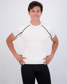 img 3 attached to Pack Compression Slimming Undershirt Basketball Men's Clothing for Active