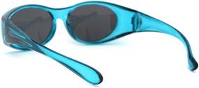 img 1 attached to Защитите глаза ваших детей: Солнцезащитные очки SA106 🕶️ с поляризацией и защитой от переизлучения в размере 47 мм.
