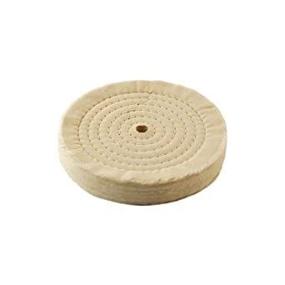 img 1 attached to 🔵 CHH - 6-Inch Extra Thick Spiral Sewn Buffing Wheel (80 Ply), Pack of 4