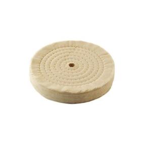 img 3 attached to 🔵 CHH - 6-Inch Extra Thick Spiral Sewn Buffing Wheel (80 Ply), Pack of 4