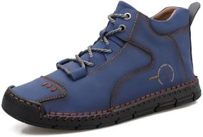 img 4 attached to 👞 Ultimate Comfort and Style: Dacomfy Premium Stitching Men's Shoes – Breathable and Comfy Footwear