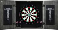 🎯 hathaway drifter solid wood dartboard & cabinet set: a classic addition to your home bar логотип