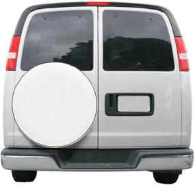 img 4 attached to 🚗 Classic Accessories Over Drive RV Universal Fit Spare Tire Cover, White, 30-33 Inches Diameter - Protect Your Wheels in Style