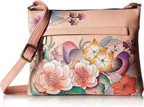 img 4 attached to Stylish and Convenient: Anna Anuschka Crossbody External Original Women's Handbags & Wallets