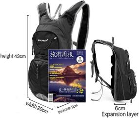 img 1 attached to Sborter Lightweight Backpack Cycling Walking Backpacks for Casual Daypacks