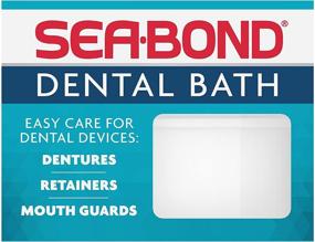 img 3 attached to Sea Bond Denture, Mouthguard, and Retainer Daily Cleaning Bath (Colors Vary)