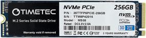 img 4 attached to Timetec 256GB SSD NVMe PCIe Gen3x4 - High Performance SLC Cache, 3D NAND TLC, Read/Write Speed Up to 2,100/1,600 MB/s - For PC, Laptop, Desktop