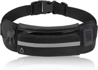 🏃 versatile adjustable running belt for men and women- multifunctional waist bag with phone holder for cycling, jogging, climbing, and hiking logo