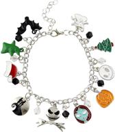 kangshunanime nightmare christmas skeletron bracelet logo