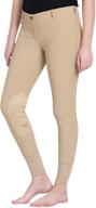 tuffrider womens lowrise breeches charcoal logo