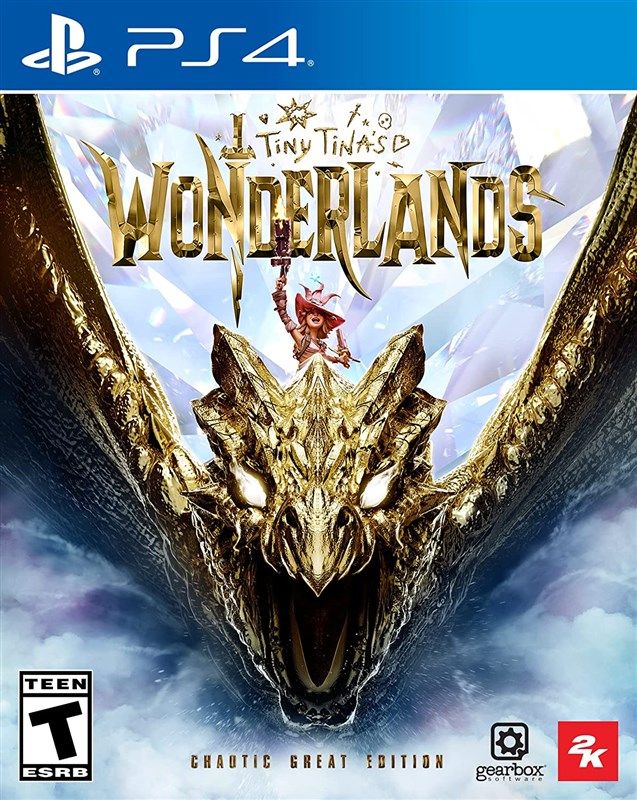 tiny tinas wonderlands chaotic great playstation xbox series x & s 로고