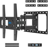 mounting dream md2380-24k: full motion tv wall mount for 26-55 inch flat screen tvs, dual arm bracket with max vesa 400x400mm, fits 16-24 inch studs logo
