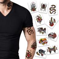 american traditional temporary tattoos removable logo