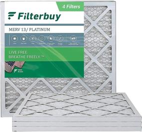 img 4 attached to FilterBuy 12X12X1 Pleated Furnace Filters Filtration in HVAC Filtration