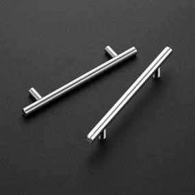 img 3 attached to 30-Pack Brushed Nickel Stainless Steel Cabinet Pulls, 7.38 inch Length, Kitchen Cupboard Handles with 5 inch Hole Center