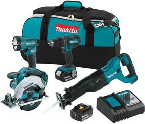 img 4 attached to 🔧 Makita XT442 Combo Lithium-Ion Cordless Power Tool Set