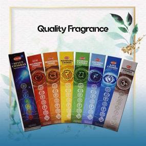 img 3 attached to 🌈 HEM 7 Chakras Incense Variety Pack - 35 Gram Box, 7 Unique Blends