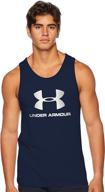 👕 under armour sportstyle white medium men's t-shirts and tanks for clothing logo