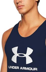 img 2 attached to 👕 Under Armour Sportstyle White Medium Men's T-Shirts and Tanks for Clothing