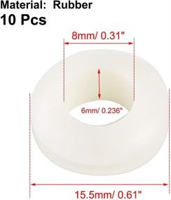 img 1 attached to Uxcell Diameter Wearing Resistant Grommets