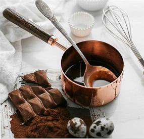 img 3 attached to 🌹 Rose Gold Stainless Steel Measuring Cups and Spoons Set with Walnut Handle – Ideal for Measuring Dry and Liquid Ingredients for Cooking and Baking – Perfect Gift (Measuring Cups and Spoons)