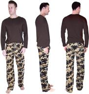 👖 mens camo pajama set by cherokee logo