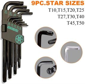 img 1 attached to 🔧 ARTIPOLY Hex Key Allen Wrench Set: 36-Piece Long Arm Ball End Hex Key Set with Handle - Top Quality Tools