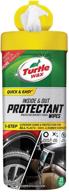 turtle wax 50651 all-in-one interior and exterior protectant wipes logo