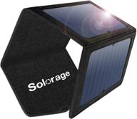 charger solorage foldable portable compatible logo