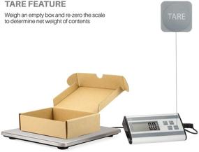 img 2 attached to 📦 Smart Weigh Digital Heavy Duty Shipping and Postal Scale: 440-lb Capacity, Stainless Steel Platform, Readability 6 oz - Perfect for UPS, USPS, Post Office, and Luggage Handling