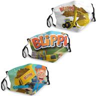 🎭 blippi face mask: breathable comfort loops for cycling and camping trips logo