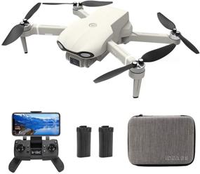 img 4 attached to High-Definition 4K Camera GPS Drone - Brushless Motor, Optical Flow Positioning, 5GHz Transmission FPV RC Quadcopter, GPS Auto Return, Waypoints, Circle Fly, 2 Batteries for 60 Minutes