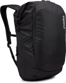 img 4 attached to 🎒 Thule Subterra Backpack 34L Black: Stylish and Spacious Travel Companion