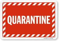 smartsign quarantine plastic sign 10 logo