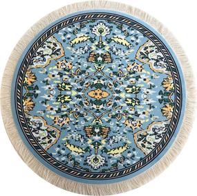 img 1 attached to 🎎 Elegantly Crafted Inusitus Round Table with Exquisite Oriental Designs