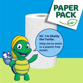 img 1 attached to 🧻 Nicky Elite Paper Kitchen Towel: Plastic Free Packaging, FSC Certified, Embossed, Ultra-Strong & Absorbent - 24 Mega Rolls, 2-Ply Sheets, 11" X 5.9", White