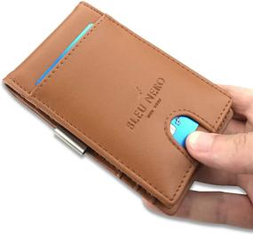 img 2 attached to 💼 Bleu Nero Men's Money Clip Wallet and Accessories - Enhance your Style!