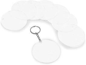 img 3 attached to Clear Blank Acrylic Keychain Projects Beading & Jewelry Making and Charms