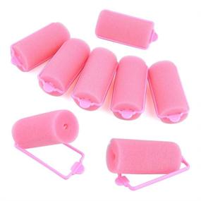 img 2 attached to 🌀 WXJ13 30 Pieces 3CM Foam Sponge Hair Rollers: Gentle Hair Curling Solution for Salon-Worthy Results