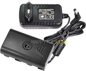 img 1 attached to 🔌 NP-F970 F960 F770 F750 F550 AC Adapter Power Dummy Battery 110V/220V for Video Photo LED Pad22 YN300 III Monitor - Sony Compatible