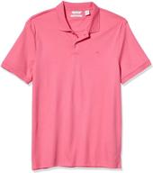 👕 calvin klein liquid polo - men's clothing with solid uv protection logo